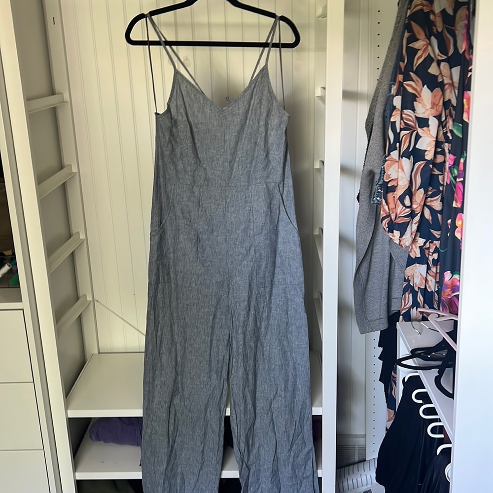 Blue and White jumpsuit